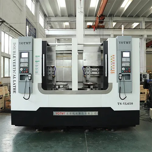 TS-VL650 Vertical Parallel Double Spindle Cnc Turret Lathe