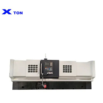 Double turret CNC double head lathe for vehicle axles