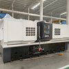 Double turret CNC double head lathe for vehicle axles