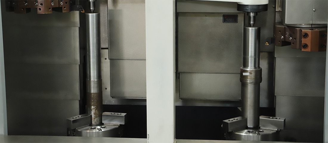 Double Servo CNC Vertical Lathe