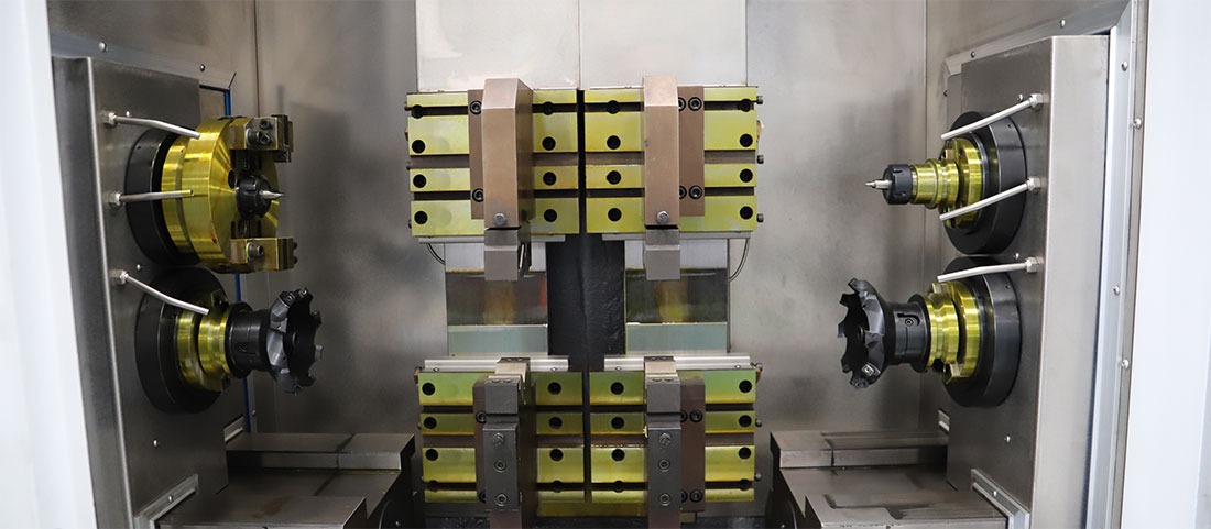 Vertical milling and centering machine